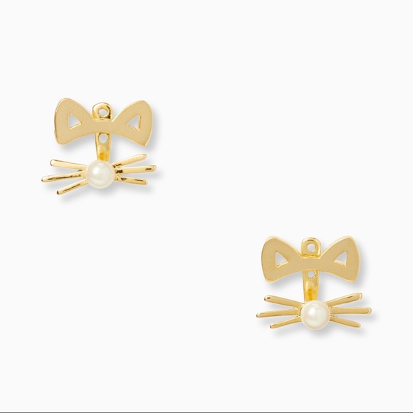 kate spade Jewelry - Kate Spade | Out West Cat Ear Jacket Earrings